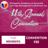 copy of Early Bird Rate - Members Only - PAAAMMI 10th Annual Convention